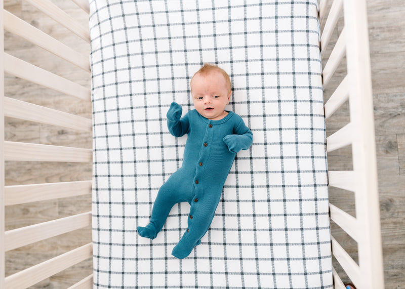 Copper Pearl Premium Knit Fitted Crib Sheet | Ledger