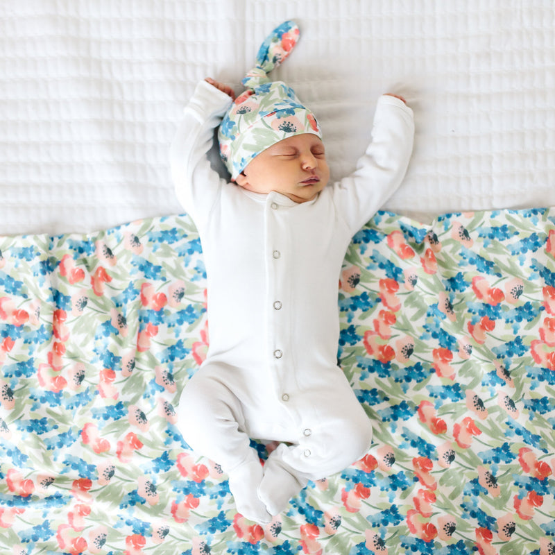 Copper Pearl Knit Swaddle Blanket | Wren