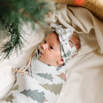 Copper Pearl Knit Headband Bow | Kringle