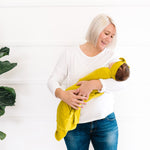 Copper Pearl Knit Swaddle Blanket | Squirt