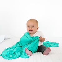 Copper Pearl Knit Swaddle Blanket | Spout