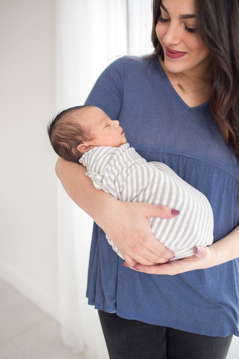 Copper Pearl Knit Swaddle Blanket | Everest