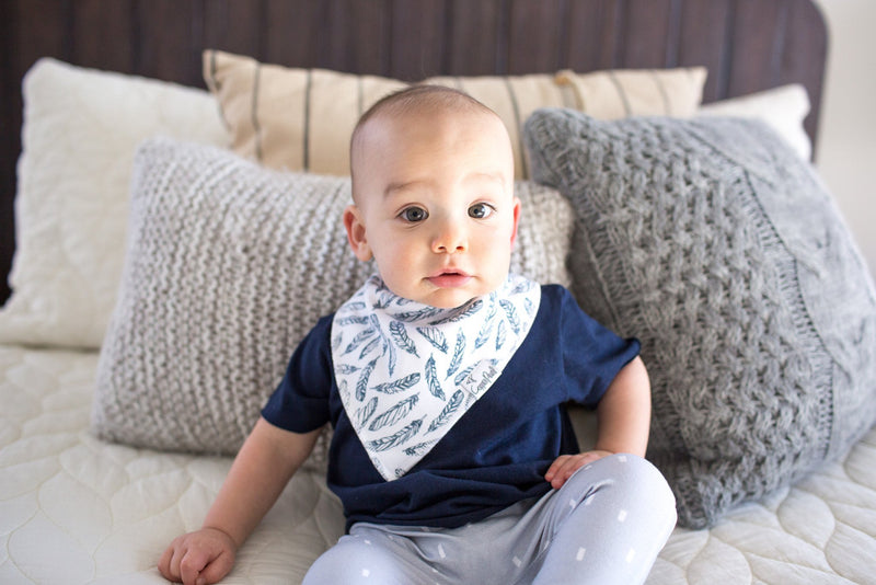 Copper Pearl Baby Bandana Bibs | Woodland