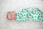 Copper Pearl Knit Swaddle Blanket | Forest