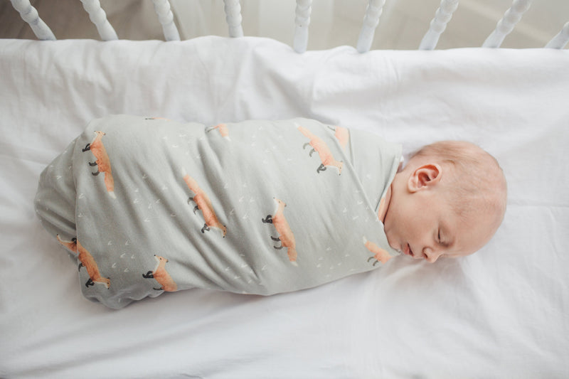 Copper Pearl Knit Swaddle Blanket | Swift