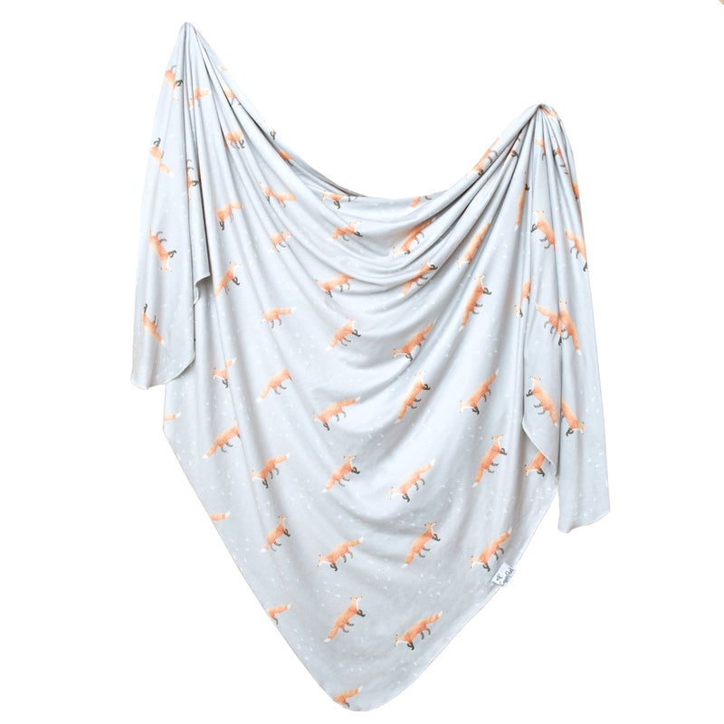 Copper Pearl Knit Swaddle Blanket | Swift