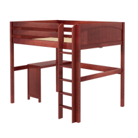Maxtrix Full High Loft Bed + Corner Desk