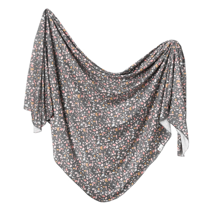 Copper Pearl Knit Swaddle Blanket | Gemini