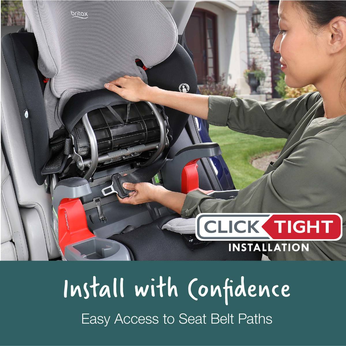 britax car seat clicktight installation Britax Grow With You Clicktight Harness-to-Booster Seat – Crib & Kids
