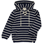 Me & Henry Catamaran Hooded Sweater Navy Stripe