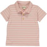 Me & Henry Starboard Pink/White Polo