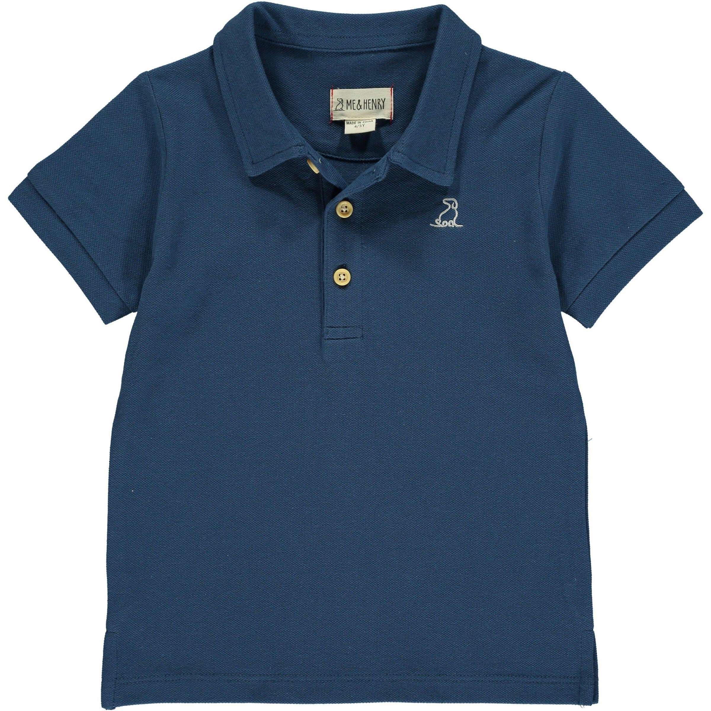 Me & Henry Starboard Navy Polo – Crib & Kids