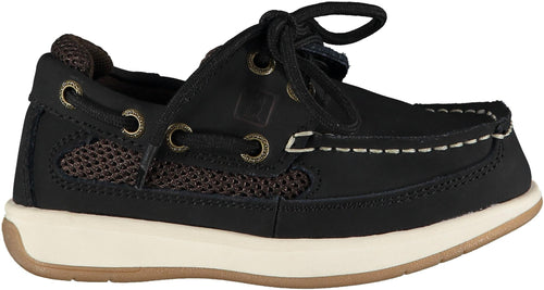 Me & Henry Hampton Leather Boat Shoes Navy