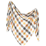 Copper Pearl Knit Swaddle Blanket | Harvest