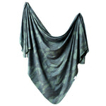 Copper Pearl Knit Swaddle Blanket | Hunter