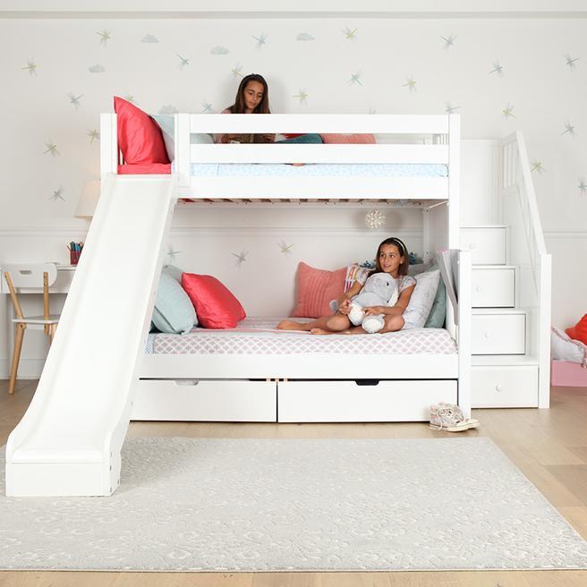 Full size bunk bed with slide shop