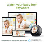 Invidyo The World's Smartest Video Baby Monitor with Crib Mount