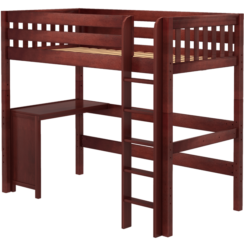 Maxtrix Twin XL High Loft Bed + Corner Desk