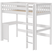 Maxtrix Twin XL High Loft Bed + Corner Desk