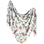 Copper Pearl Knit Swaddle Blanket | Kringle