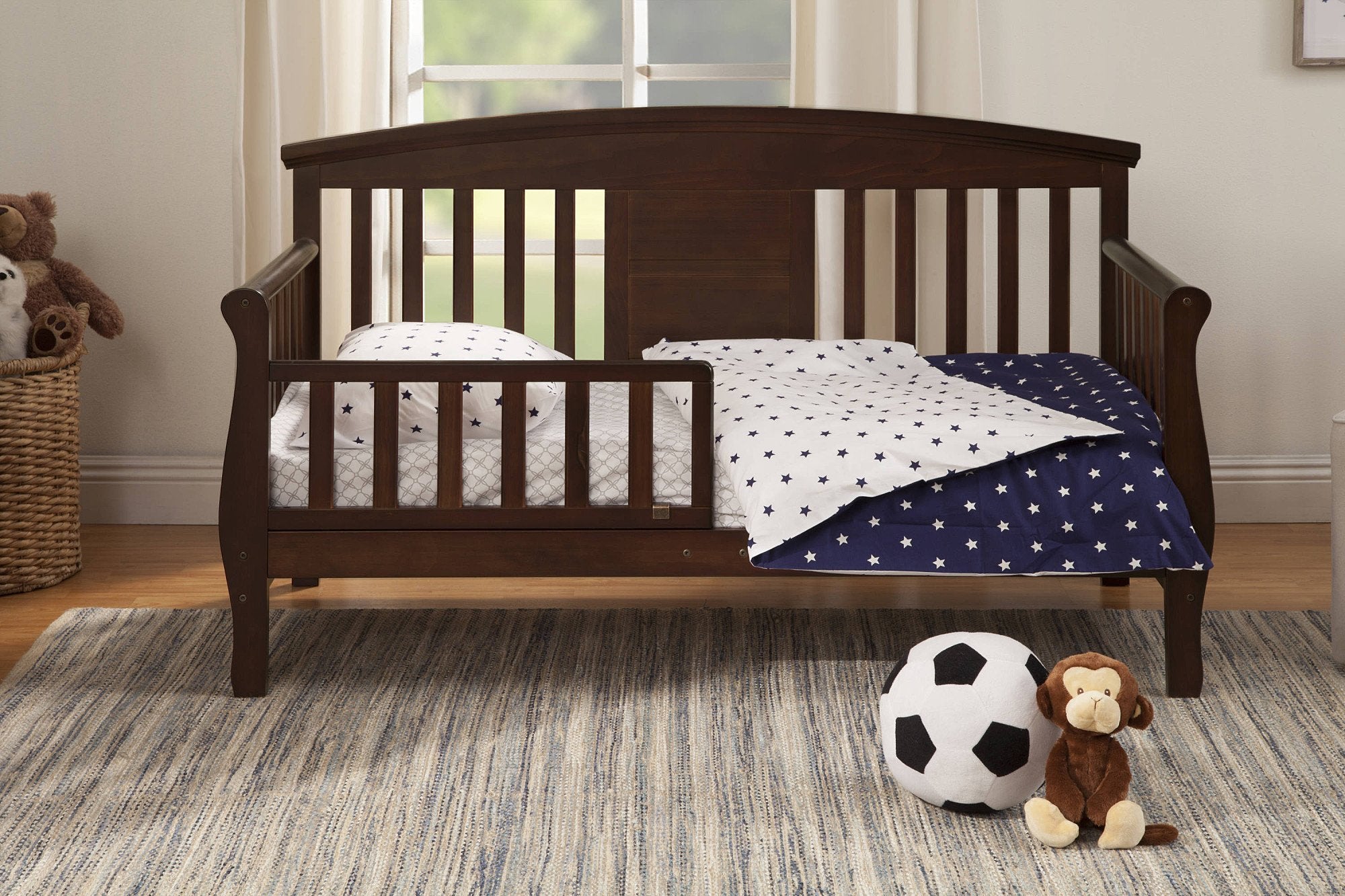 Espresso toddler bed discount