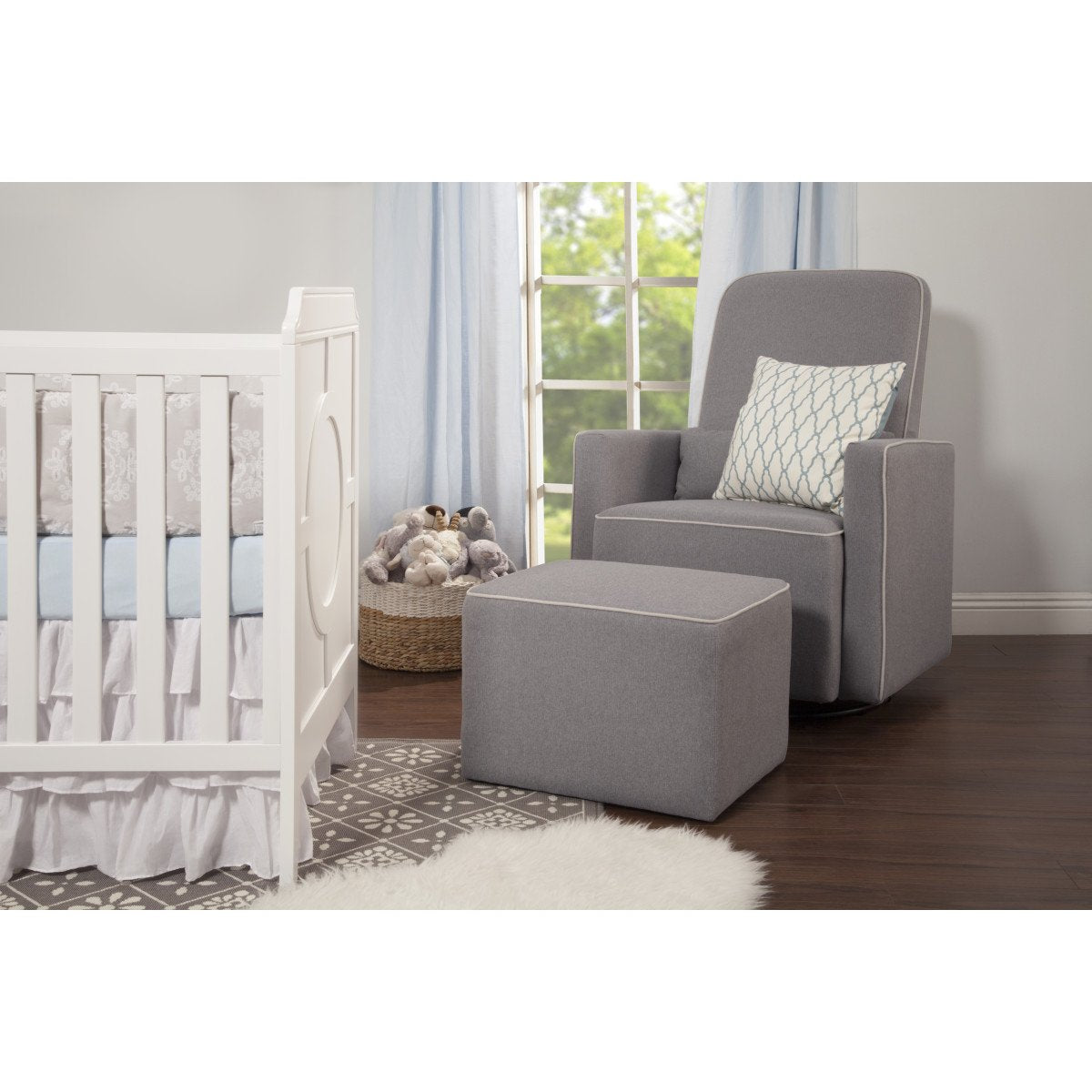 DaVinci Olive Glider Ottoman – Crib Kids - Main Image
