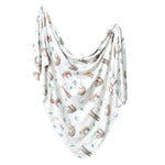 Copper Pearl Knit Swaddle Blanket | Noah