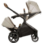Nuna Demi Grow Sibling Seat + Raincover with MangeTech Secure Snap