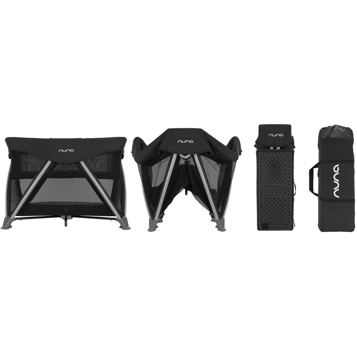 Nuna SENA Aire Playard with Zip-Off Bassinet1