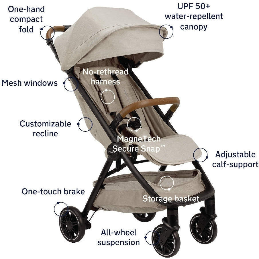 nuna portable stroller Nuna TRVL Stroller + Carry Bag – Crib & Kids