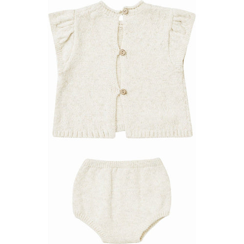 Quincy Mae Penny Knit Set | Ivory