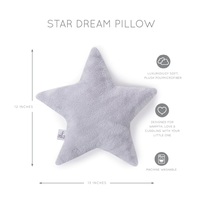 Oilo Silver Star Pillow