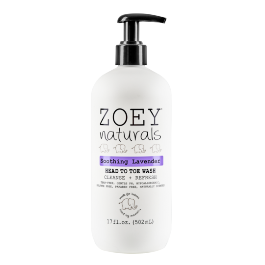Zoey Naturals Soothing Lavender Head To Toe Wash