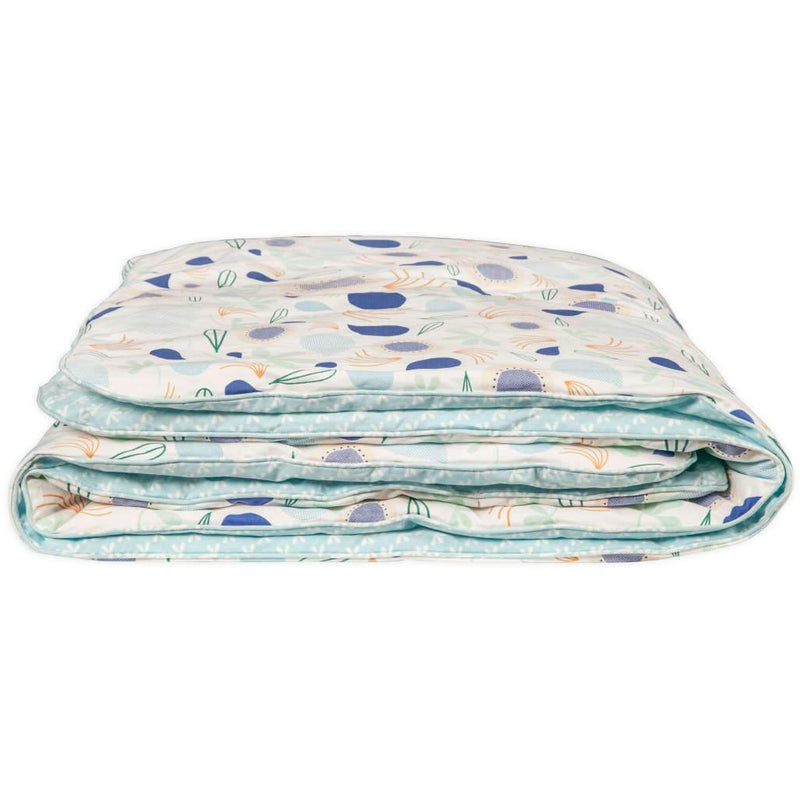 Babyletto Fleeting Flora 2-in-1 Play and Toddler Blanket