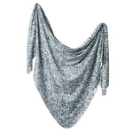 Copper Pearl Knit Swaddle Blanket | Topaz