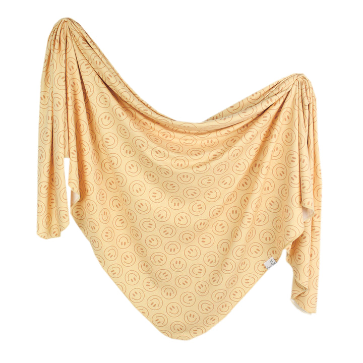 Copper Pearl Knit Swaddle Blanket | Vance