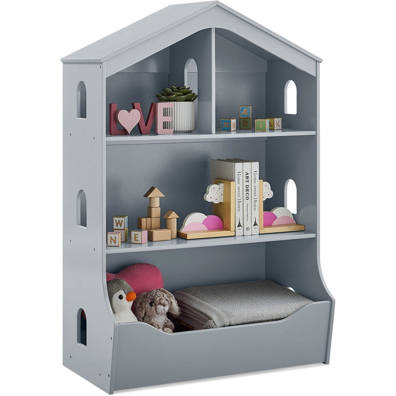 Delta Children Playhouse Bookcase with Toy Storage
