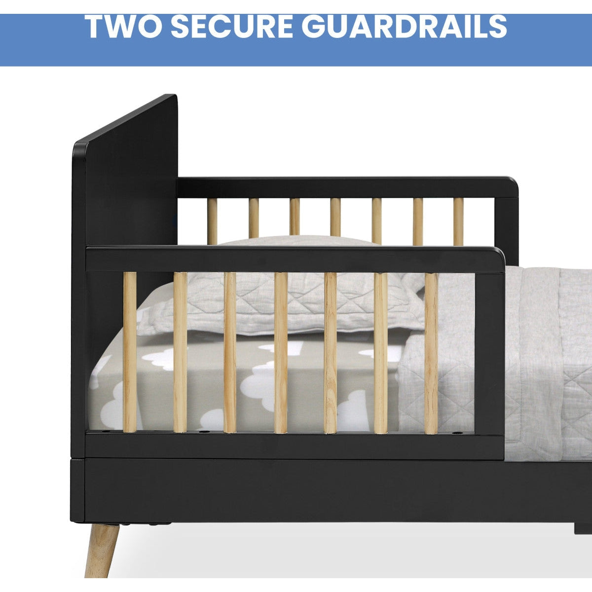 Delta Children Logan Wood Toddler Bed Crib Kids
