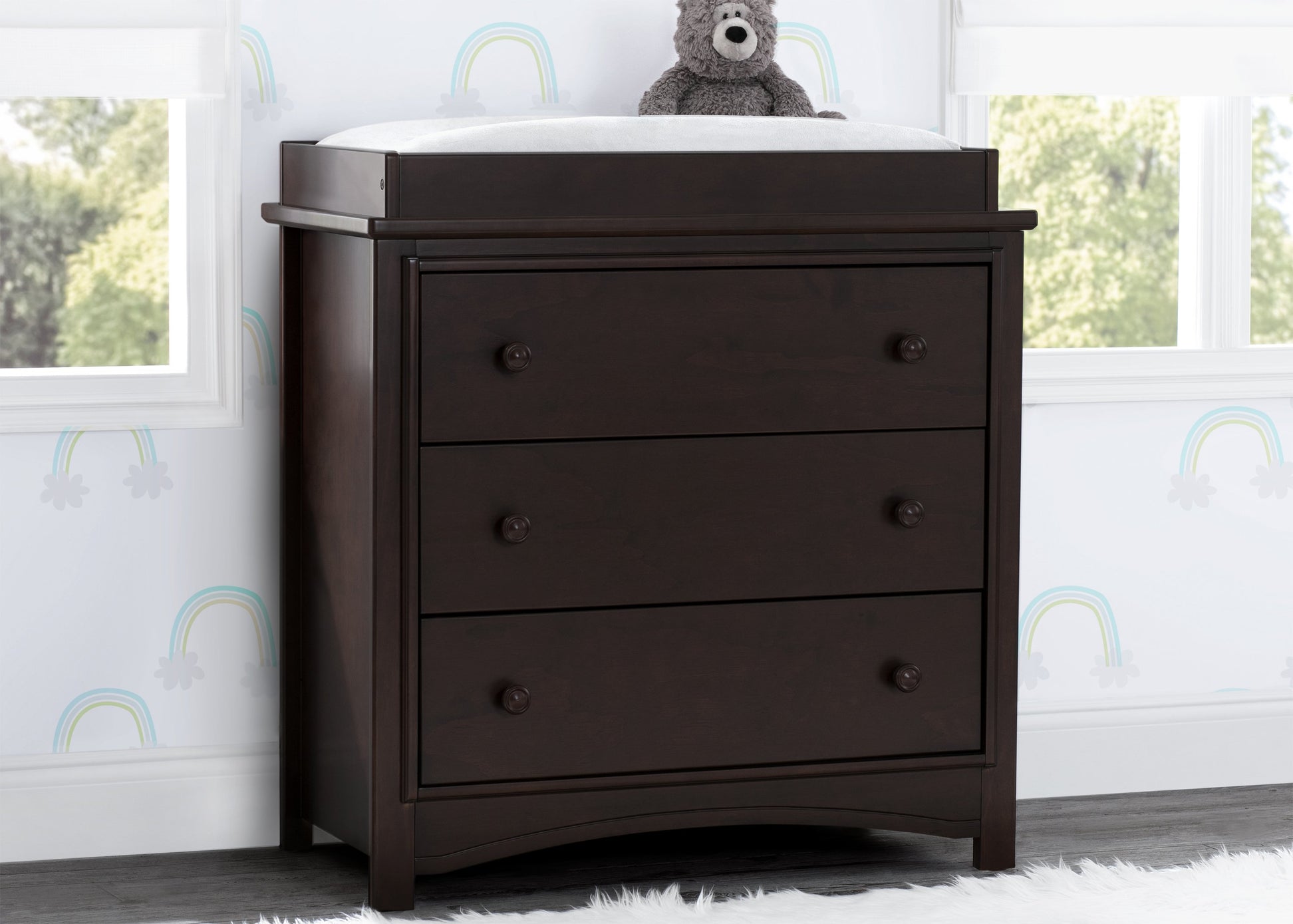 Dresser Delta Changing Tables Delta Children Skylar 3-Drawer