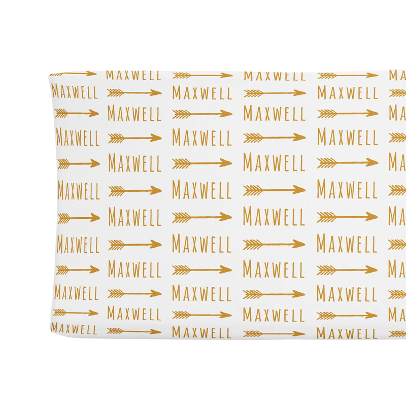 Sugar + Maple Changing Pad Cover - Arrow