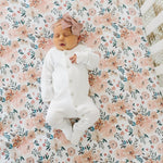 Copper Pearl Premium Knit Fitted Crib Sheet | Autumn