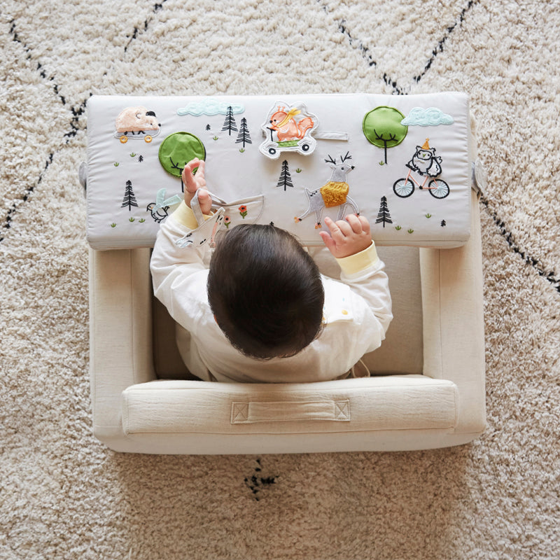 Wonder and Wise Rolling Along Square Chair Crib Kids