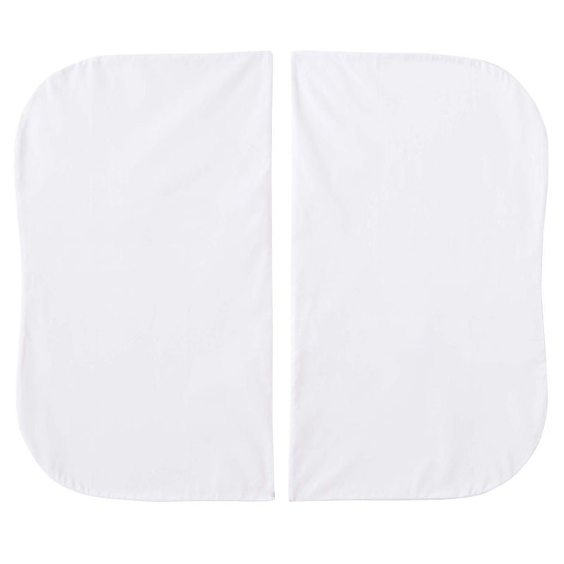 Halo Bassinest White Fitted Sheet Twin 2-Pack