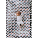 Copper Pearl Premium Knit Fitted Crib Sheet | Bison