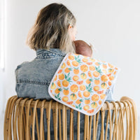 Copper Pearl Premium Burp Cloths | Citrus