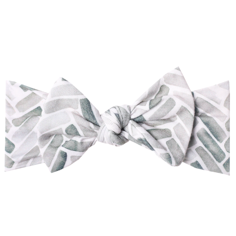Copper Pearl Knit Headband Bow | Alta