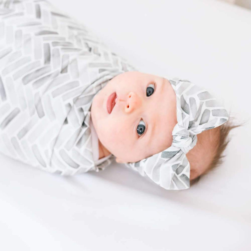Copper Pearl Knit Headband Bow | Alta