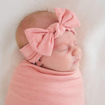 Copper Pearl Knit Headband Bow | Darling