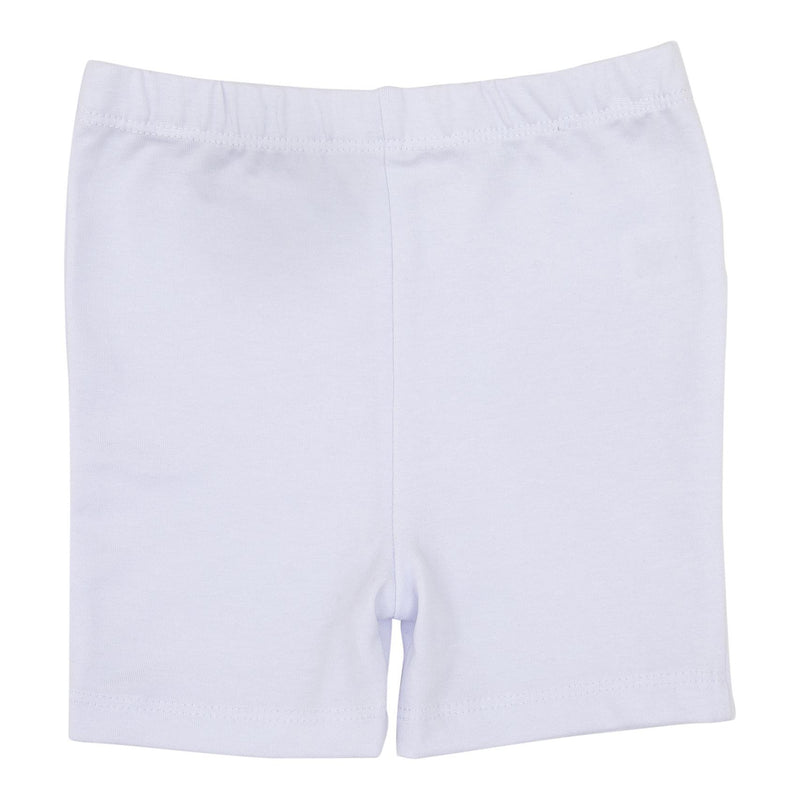 Mila & Rose White Twirl Shorts