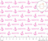 Sugar + Maple Small Stretchy Blanket - Anchor Pink